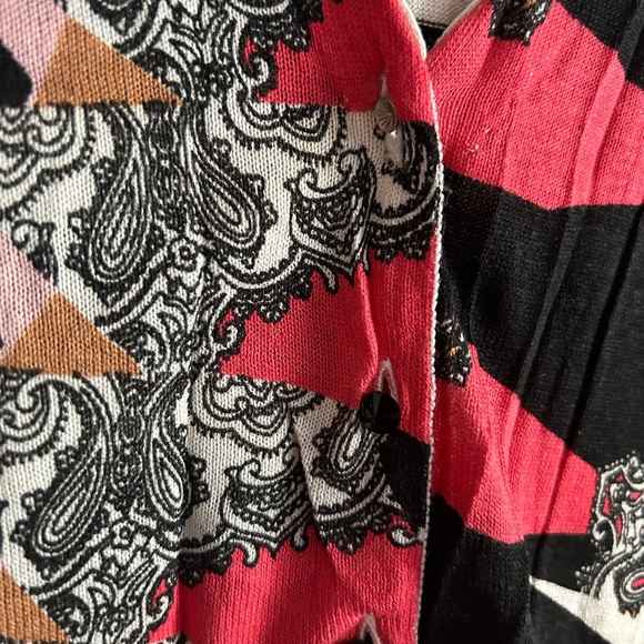 Camellia V-neck Cardigan Multicolor Womens medium - Picture 2 of 5